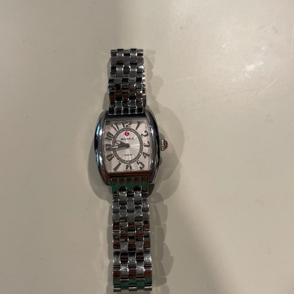 Michele Urban Mini watch with Diamond trim